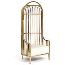 Gold Cage Chair