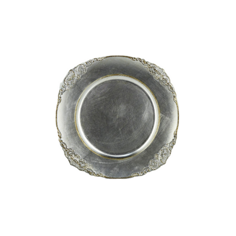 Deluxe Silver Charger Plate