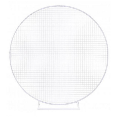 White Mesh Wall