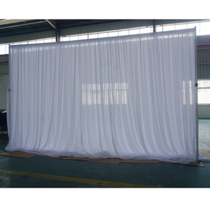 White Curtain Backdrop / Drape SET