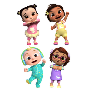 Cocomelon Characters - JJ, Bella, Nina, Cece